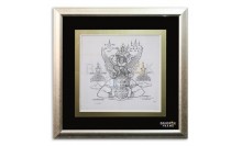 กรอบรูปผ้ายันต์ วัดไตรมิตรวิทยาราม